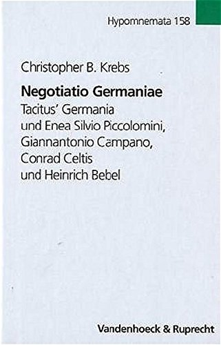 Negotiatio Germaniae (Hypomnemata, Band 158) von Vandenhoeck & Ruprecht