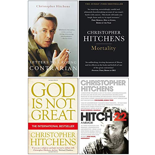 Letters to a Young Contrarian, Mortality, God Is Not Great, Hitch 22 By Christopher Hitchens Collection 4 Books Set