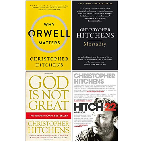 Warum Orwell wichtig ist, Sterblichkeit, Gott ist nicht großartig, Hitch 22 von Christopher Hitchens Collection, 4-Bücher-Set