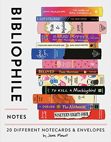 Bibliophile Notes: 20 Different Notecards & Envelopes (Notecards for Book Lovers, Illustrated Notecards, Stationery) von Chronicle Books