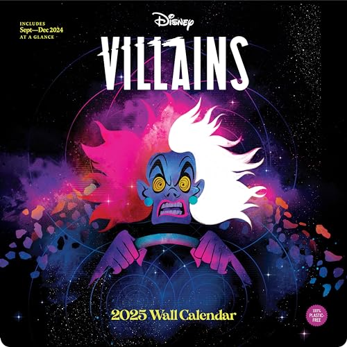 Disney Villains 2025 Wall Calendar
