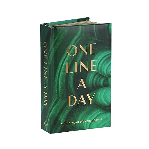 Malachite Green One Line a Day: A Five-Year Memory Book von Chronicle Books