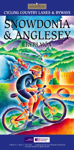 Snowdonia & Anglesey cycling map (cycling country lanes)