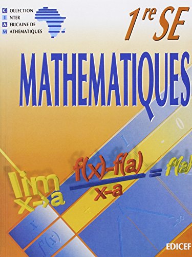 Mathematiques ciam première se (serie d) von Edicef / Hachette Livres