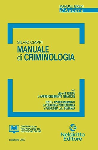 Manuale di criminologia. Nuova ediz. (Manuali brevi d'autore) von Neldiritto Editore