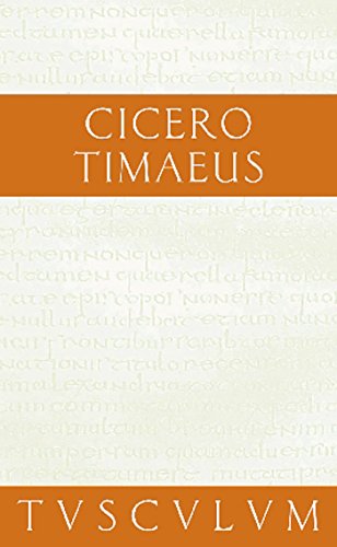 Timaeus: Lateinisch - Deutsch (Sammlung Tusculum)