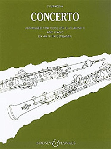 Concerto for oboe and strings : for oboe and piano Concerto for oboe and strings : for oboe and piano