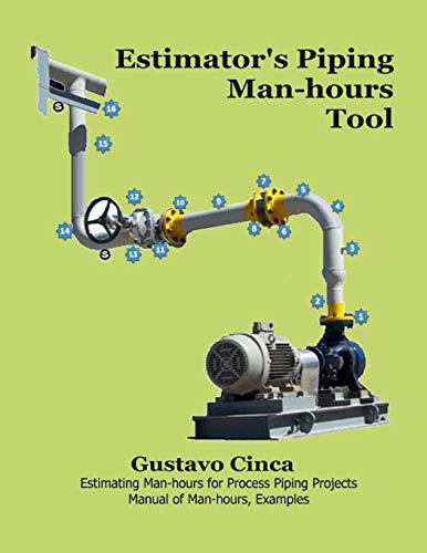 Estimator's Piping Man-hours Tool: Estimating Man-hours for Process Piping Projects. Manual of man-hours, Examples von Gustavo Cinca