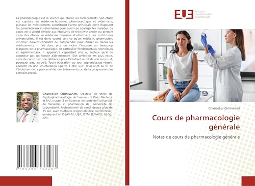 Cours de pharmacologie générale: Notes de cours de pharmacologie générale Cours de pharmacologie générale: Notes de cours de pharmacologie générale von Éditions universitaires européennes
