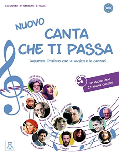 Nuovo canta che ti passa: imparare l’italiano con la musica e le canzoni / Buch mit Audio-CD von Hueber Verlag GmbH