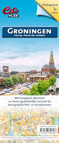 Citoplan stadsplattegrond Groningen von Drukkerij Buijten en Schipperheijn