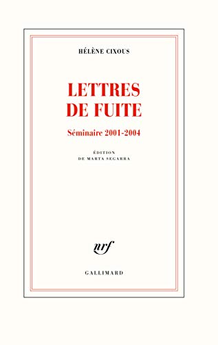 Lettres de fuite: Séminaire 2001-2004 Lettres de fuite: Séminaire 2001-2004 von GALLIMARD
