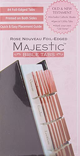 Majestic Rose Nouveau Bible Tabs (Majestic(tm) Bible)