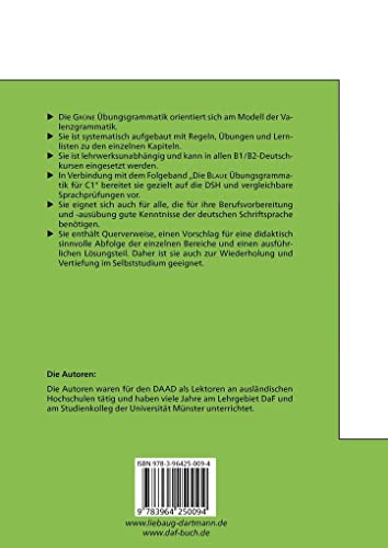 Die Grüne: Übungsgrammatik für B1/B2