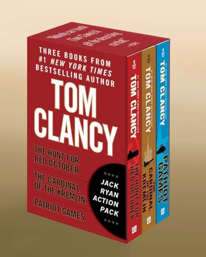 Tom Clancy's Jack Ryan Boxed Set (Books 1-3): THE HUNT FOR RED OCTOBER, PATRIOT GAMES, and THE CARDINAL OF THE KREMLIN