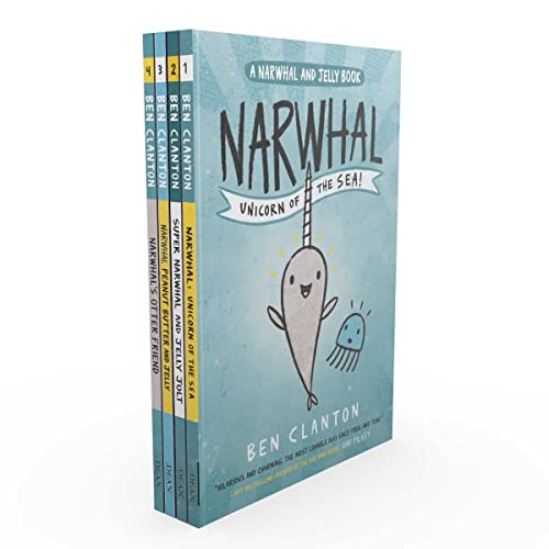 Narwhal and Jelly x4 book pack von HarperCollins