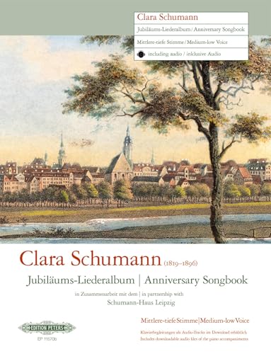 Jubiläums-Liederalbum -14 Lieder für mittlere / tiefe Singstimme und Klavier-: Sammelband, CD für Mittlere Singstimme oder Tiefe Singstimme, Klavier (Edition Peters)