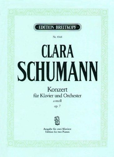 Klavierkonzert a-moll op. 7 Breitkopf Urtext - Ausgabe für 2 Klaviere (EB 8568): Für 2 Klaviere. (In Partitur gedruckt, sodass zur Aufführung 2 Exemplare benötigt werden)