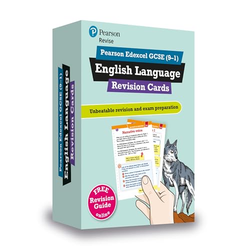 Revise Pearson Edexcel GCSE (9-1) English Language Revision Cards: includes free online edition of revision guide (Pearson Revise)