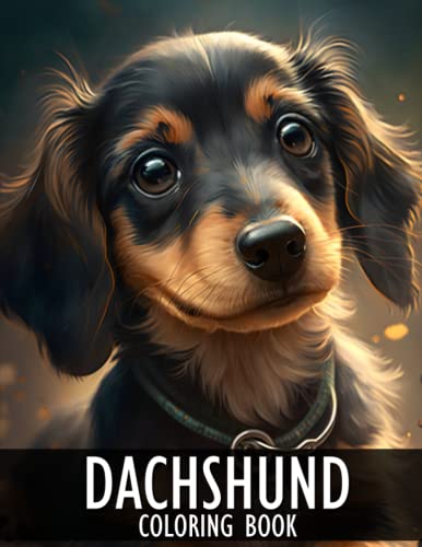 Dachshund Coloring Book: 30+ Cute Dachshund Coloring Pages for Adults von Independently published