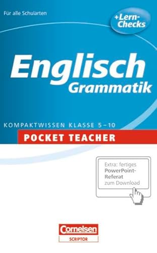 Pocket Teacher - Sekundarstufe I: Englisch: Grammatik