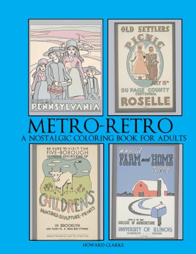 Metro-Retro: A Nostalgic Coloring Book For Adults von Western Gate Books