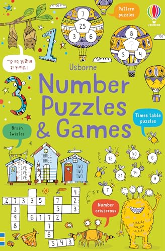 Number Puzzles and Games (Puzzles, Crosswords and Wordsearches) von Usborne