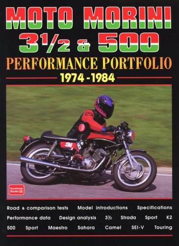 Moto Morini 3 1/2 & 500 Performance Portfolio 1974-1984 (Performance Portfolio Series)