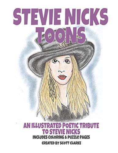 Stevie Nicks Toons: Stevie Nicks-toons, puzzle and coloring book