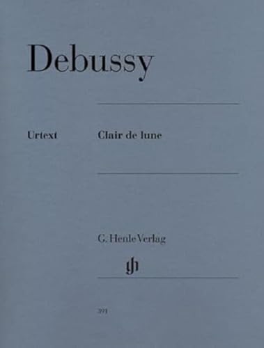 Clair de Lune: Instrumentation: Piano solo (G. Henle Urtext-Ausgabe)