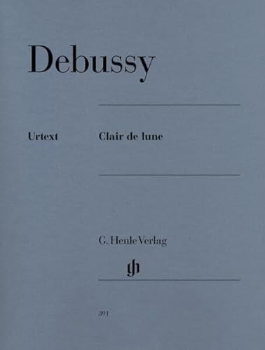 Clair de Lune: Instrumentation: Piano solo (G. Henle Urtext-Ausgabe) von Henle, G. Verlag