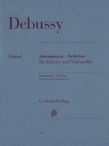 Intermezzo und Scherzo für Klavier und Violoncello: Besetzung: Violoncello und Klavier (G. Henle Urtext-Ausgabe)