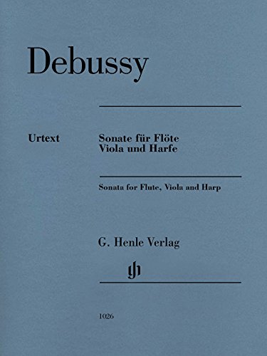 Sonate für Flöte, Viola und Harfe: Besetzung: Kammermusik mit Blasinstrumenten (G. Henle Urtext-Ausgabe)