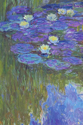 Monet Journal #1: Cool Artist Gifts - Nympheas en Fleur Claude Monet Notebook Journal To Write In 6x9" 150 Lined Pages von Independently published