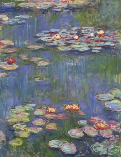 Monet Sketchbook #4: Cool Artist Gifts - Water Lilies Claude Monet Sketchbooks For Artists Adults and Kids to Draw in 8.5x11" 100 blank pages von Independently published