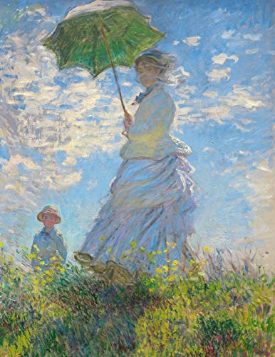 Monet Sketchbook #5: Cool Artist Gifts - Woman with a Parasol. Madame Monet and Her Son Claude Monet Sketchbooks For Artists Adults and Kids to Draw in 8.5x11" 100 blank pages