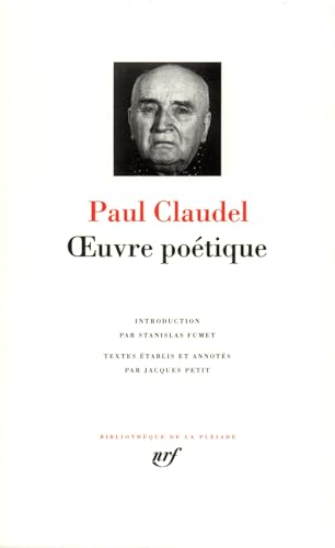 Oeuvre poetique von GALLIMARD