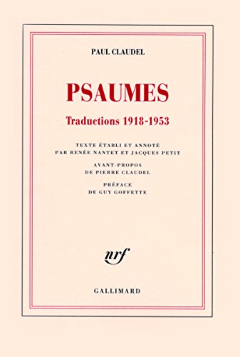 Psaumes: Traductions 1918-1953 Psaumes: Traductions 1918-1953 von GALLIMARD