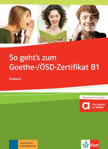 Cómo obtener el certificado Goethe/ÖSD B1 libro de prueba con audios en línea (idioma alemán): Testbuch mit Audios