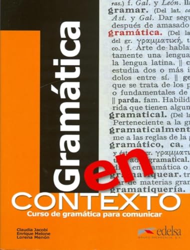 Gramática en contexto: Libro (Gramática - Jóvenes y adultos - Gramática en contexto - Nivel A1-B2)