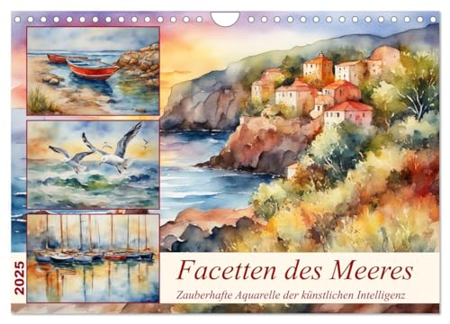 Facetten des Meeres (Wandkalender 2025 DIN A4 quer), CALVENDO Monatskalender von CALVENDO