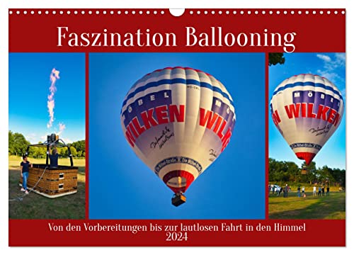 Faszination Ballooning (Wandkalender 2024 DIN A3 quer), CALVENDO Monatskalender