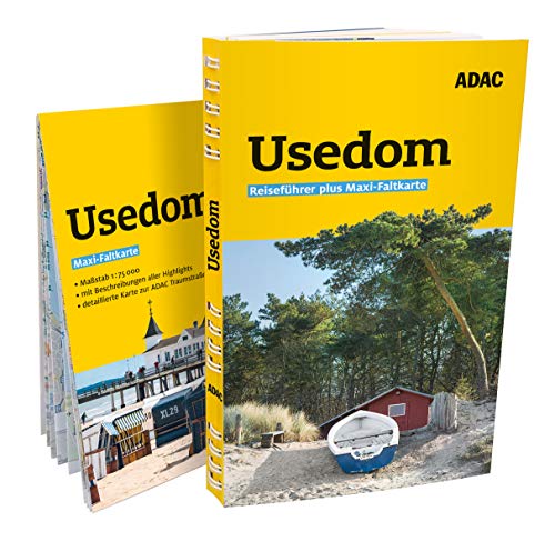 ADAC Reiseführer plus Usedom: Mit Maxi-Faltkarte und praktischer Spiralbindung von ADAC