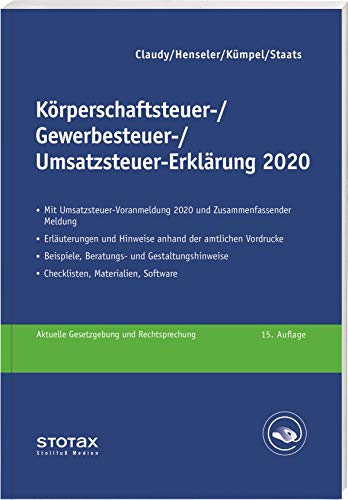 Körperschaftsteuer-, Gewerbesteuer-, Umsatzsteuer-Erklärung 2021 (Stollfuss-Ratgeber)
