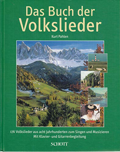 Das Buch der Volkslieder: 176 Volkslieder aus acht Jahrhunderten zum Singen und Musizieren. Gesang und Klavier (Gitarre, Akkordeon ad libitum). Liederbuch.