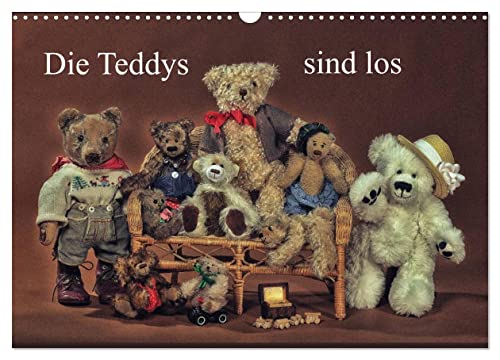 Die Teddys sind los (Wandkalender 2025 DIN A3 quer), CALVENDO Monatskalender von CALVENDO