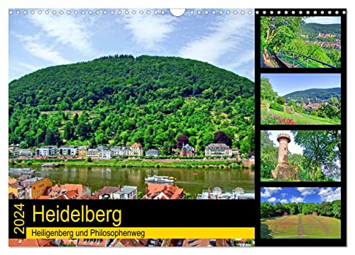 Heidelberg - Heiligenberg und Philosophenweg (Wandkalender 2024 DIN A3 quer), CALVENDO Monatskalender von CALVENDO