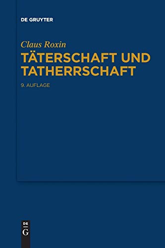 Täterschaft und Tatherrschaft