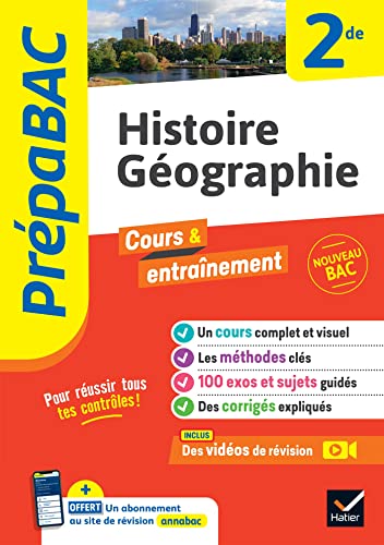 Prépabac - Histoire-géographie 2de: cours, méthodes & entraînement (programme de Seconde) von HATIER