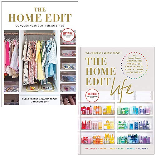 The Home Edit & The Home Edit Life By Clea Shearer and Joanna Teplin 2 Books Collection Set